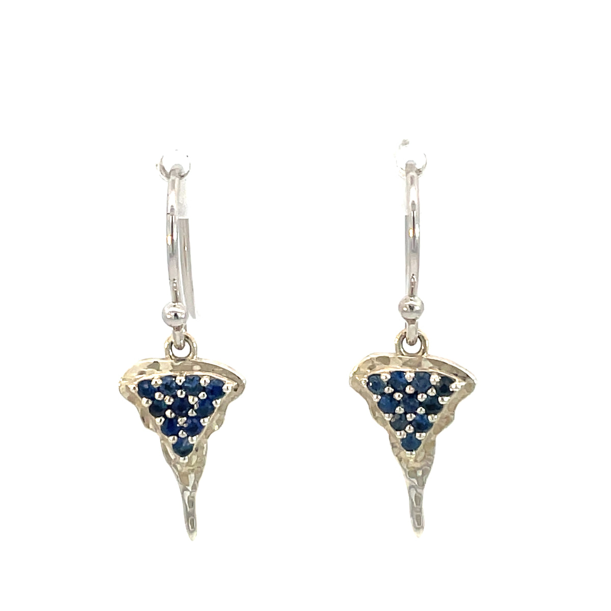 Bays Collection 'Little Jerusalem' Blue Sapphire Earrings