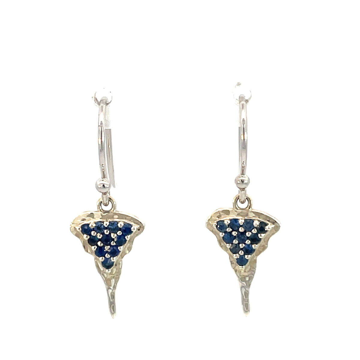 Bays Collection Blue Sapphire Earrings