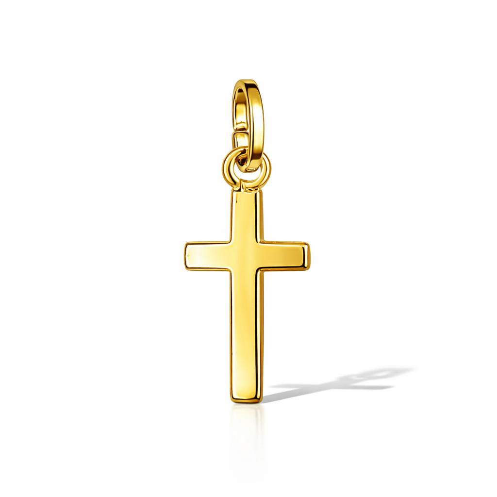 9ct Yellow Gold Cross Charm