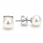 Akoya Pearl Stud Earrings 8mm