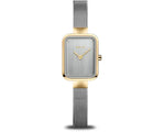 Bering Classic 35mm Silver Gold Milanese Strap