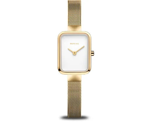 Bering Classic 35mm Gold Milanese Strap
