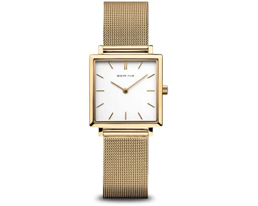 Bering Classic 33mm Gold Milanese Strap