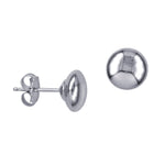 3-6mm Heavy Flattened Ball Studs - Markbridge Jewellers