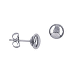 3-6mm Heavy Flattened Ball Studs - Markbridge Jewellers