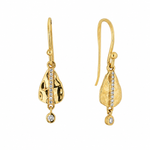 Yellow Gold & Diamond ‘Isabella’ Teardrop Earrings