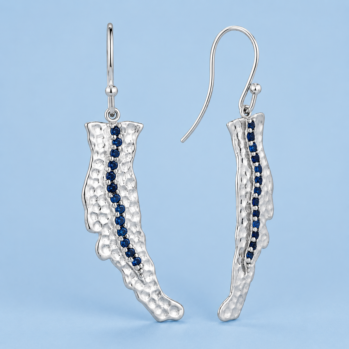 Bays Collection ‘Yeomans’ Sapphire Earrings