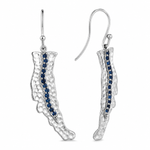 Bays Collection ‘Yeomans’ Sapphire Earrings