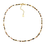 Tourmaline and Freshwater Pearl Necklace-SP134