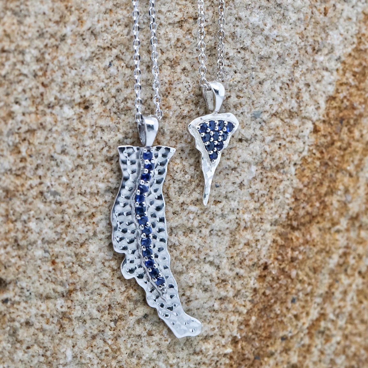 Bays Collection 'Yeomans' Blue Sapphire Pendant - Markbridge Jewellers