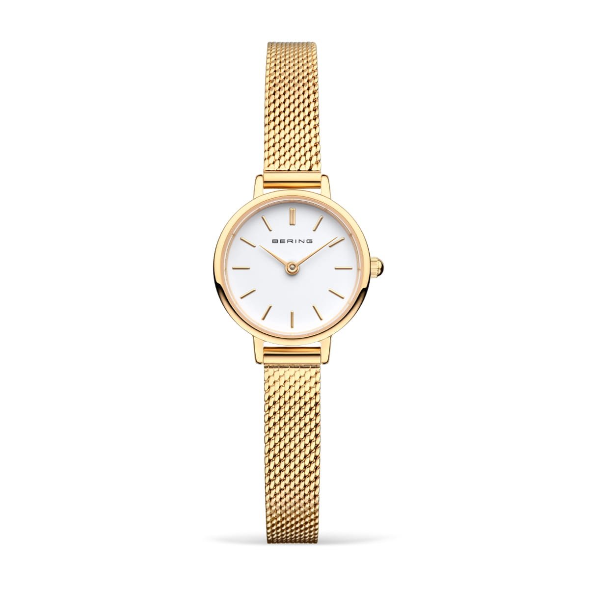 Bering Classic Polished Gold Watch & Matching Charm Bracelet - Markbridge Jewellers
