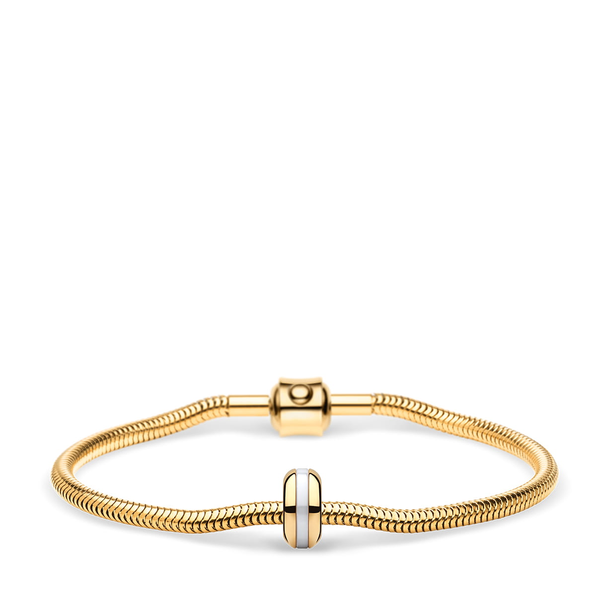Bering Classic Polished Gold Watch & Matching Charm Bracelet - Markbridge Jewellers