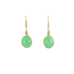Chrysoprase Drop Earrings - Markbridge Jewellers