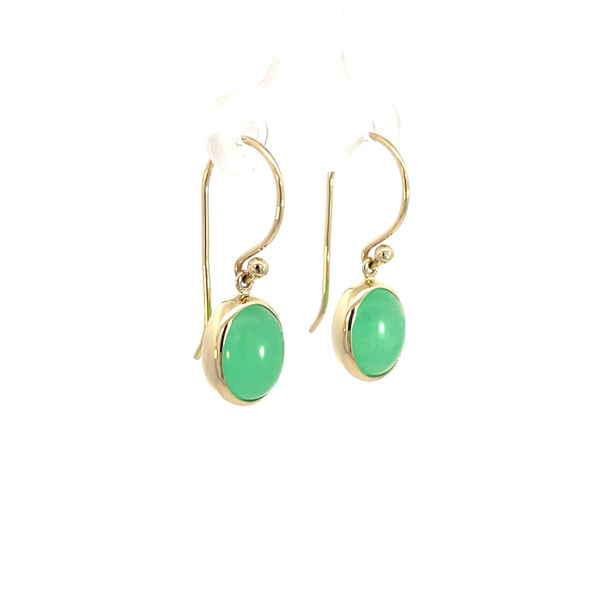 Chrysoprase Drop Earrings - Markbridge Jewellers