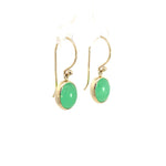 Chrysoprase Drop Earrings - Markbridge Jewellers