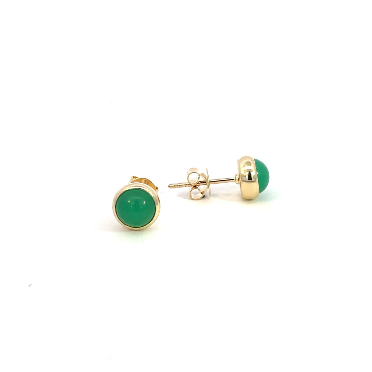 Chrysoprase Stud Earrings - Markbridge Jewellers