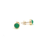 Chrysoprase Stud Earrings - Markbridge Jewellers