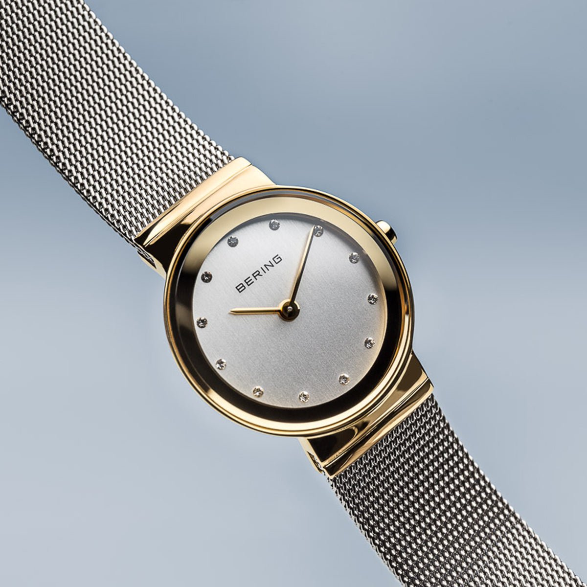 Bering Classic Polished Gold Ladies Watch