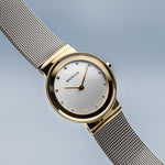 Bering Classic Polished Gold Ladies Watch
