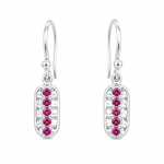 Bays Collection 'Akuna' Pink Sapphire Earrings