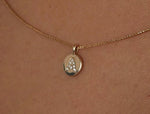 9ct Gold Diamond Cluster Initial Pendant