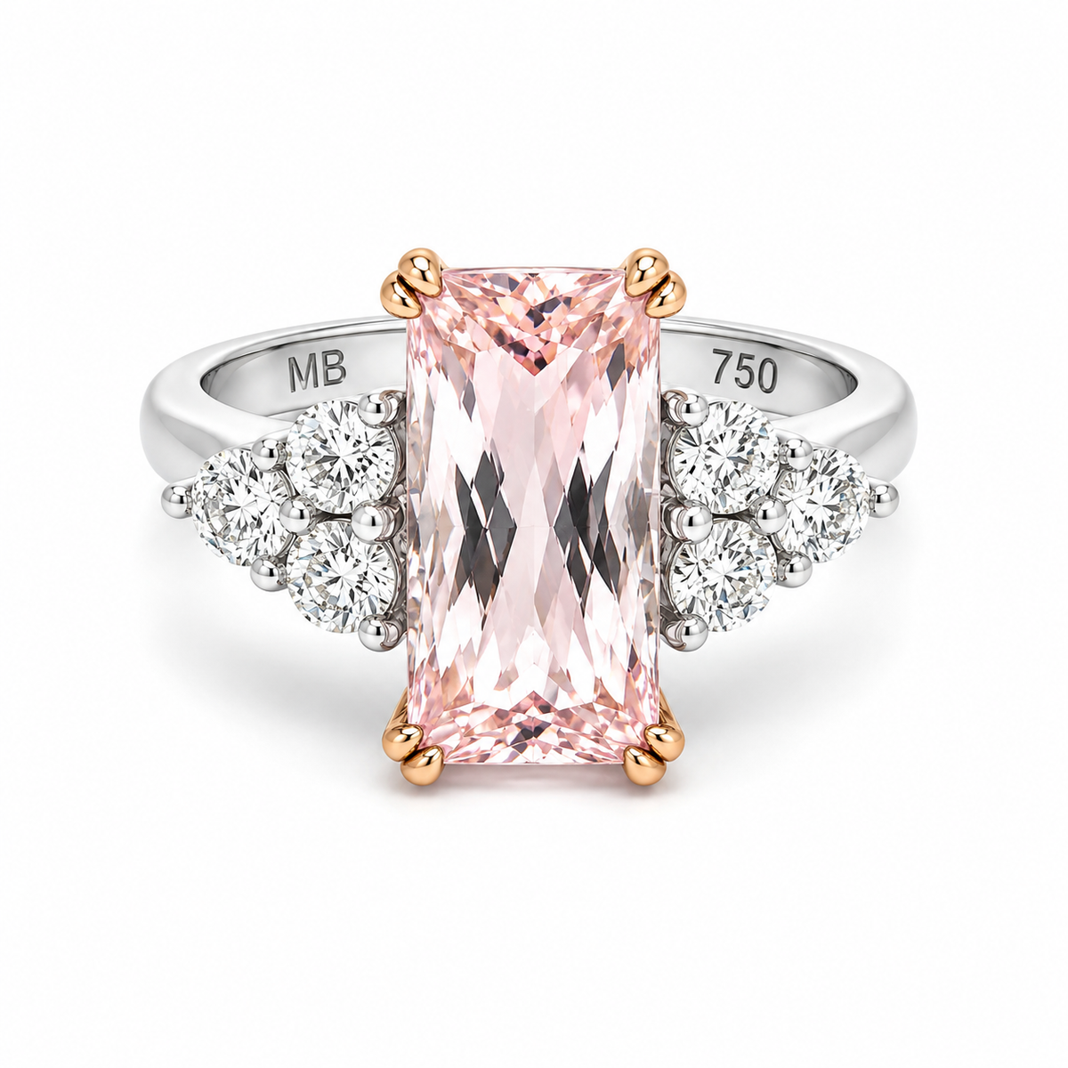 Morganite & Diamond Dress Ring