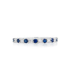 Diamond & Sapphire Eternity Ring
