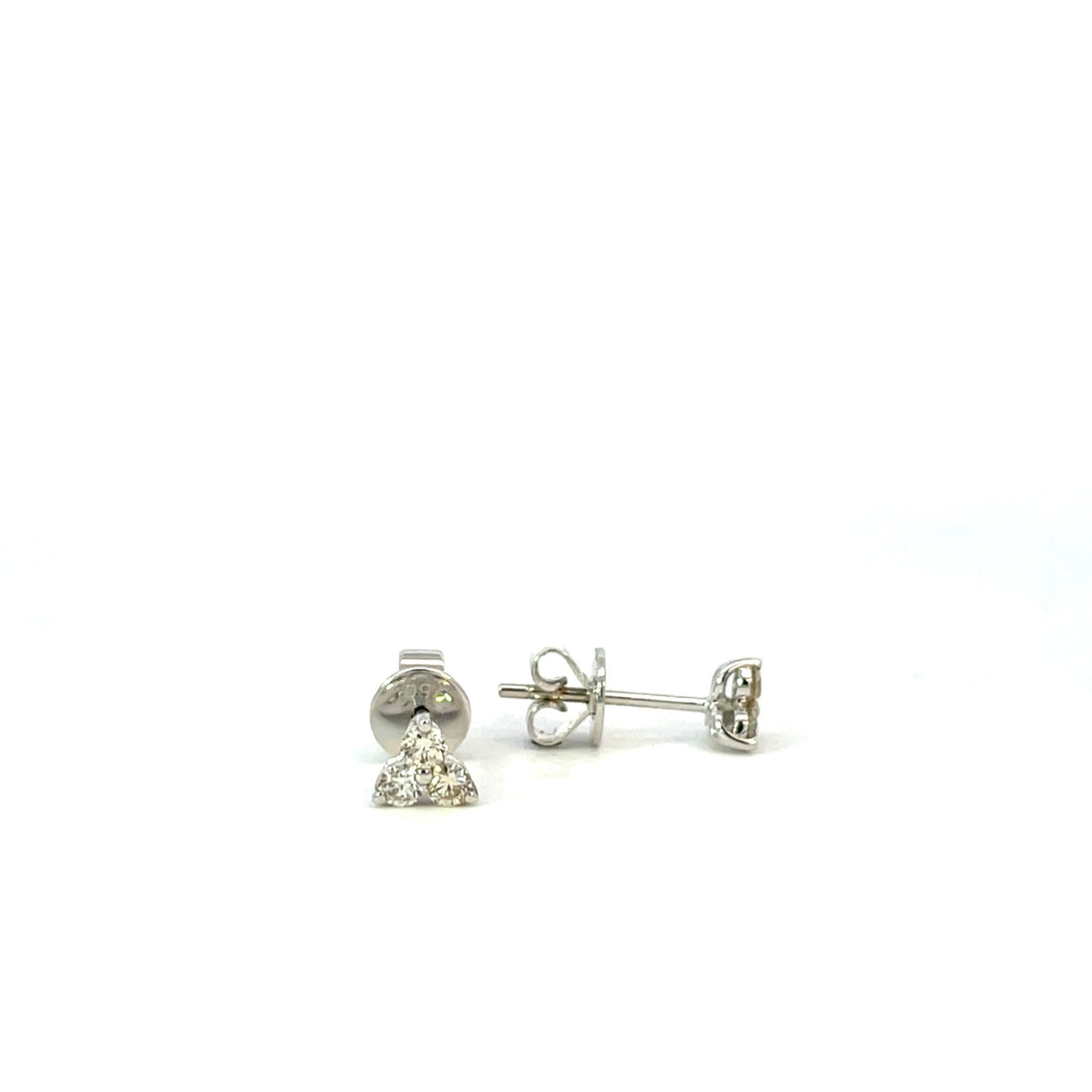 Diamond Trilogy Stud Earrings - Markbridge Jewellers