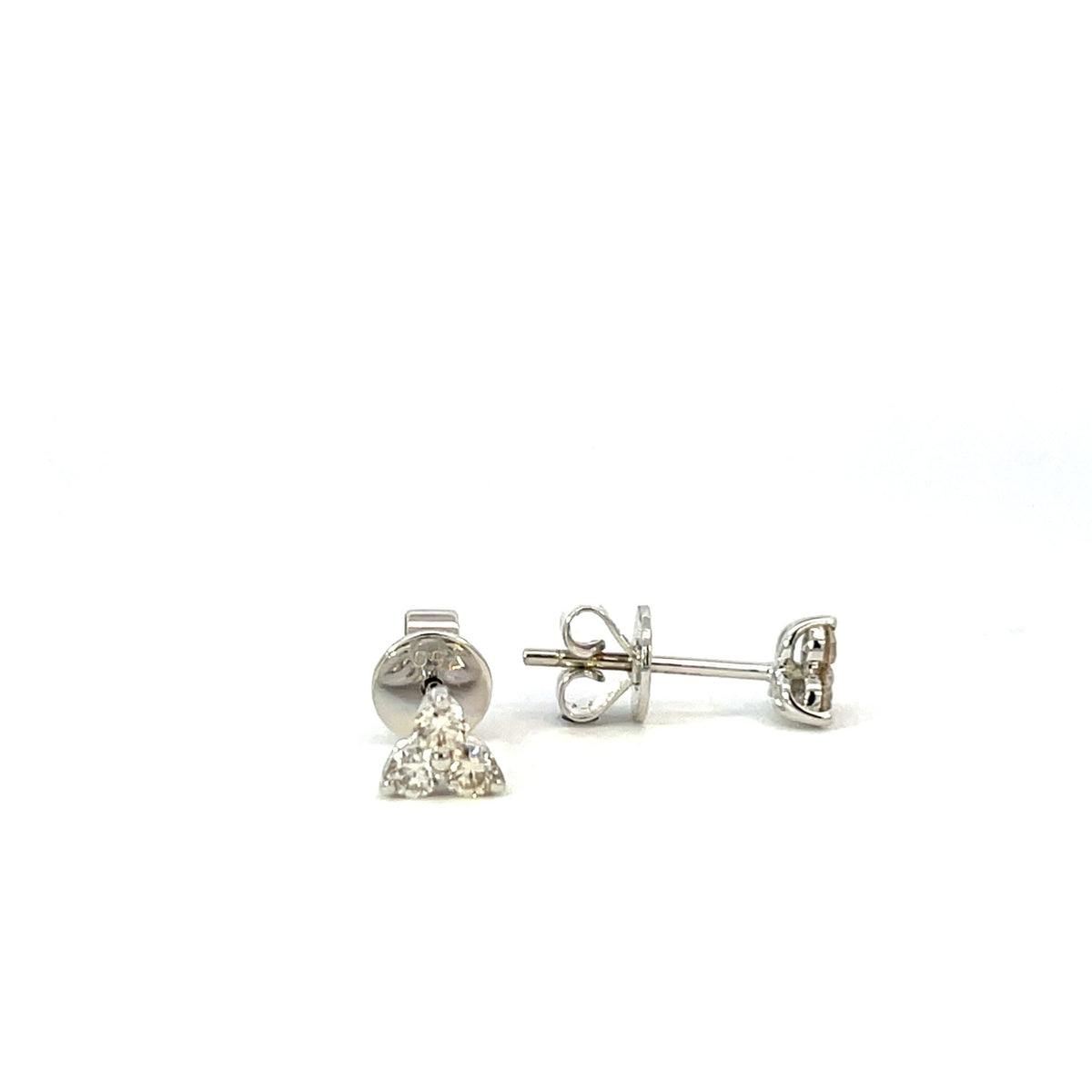 Diamond Trilogy Stud Earrings - Markbridge Jewellers