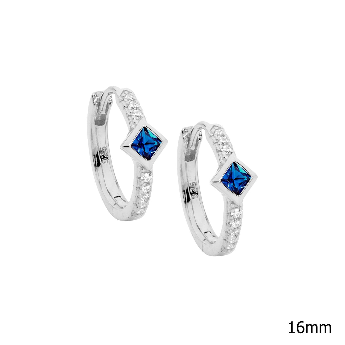 Earring Dark Blue - E600DB