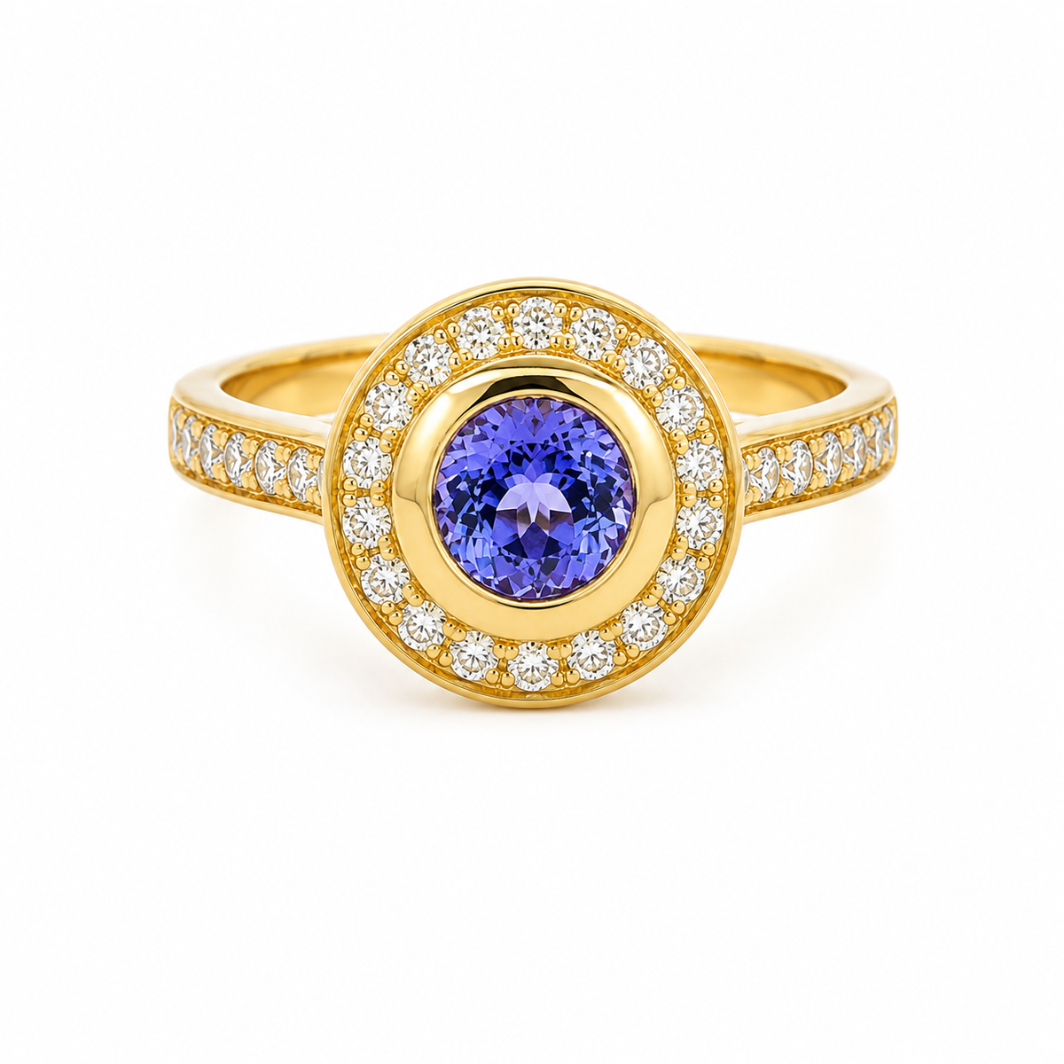 Tanzanite & Diamond Dress Ring