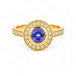 Tanzanite & Diamond Dress Ring