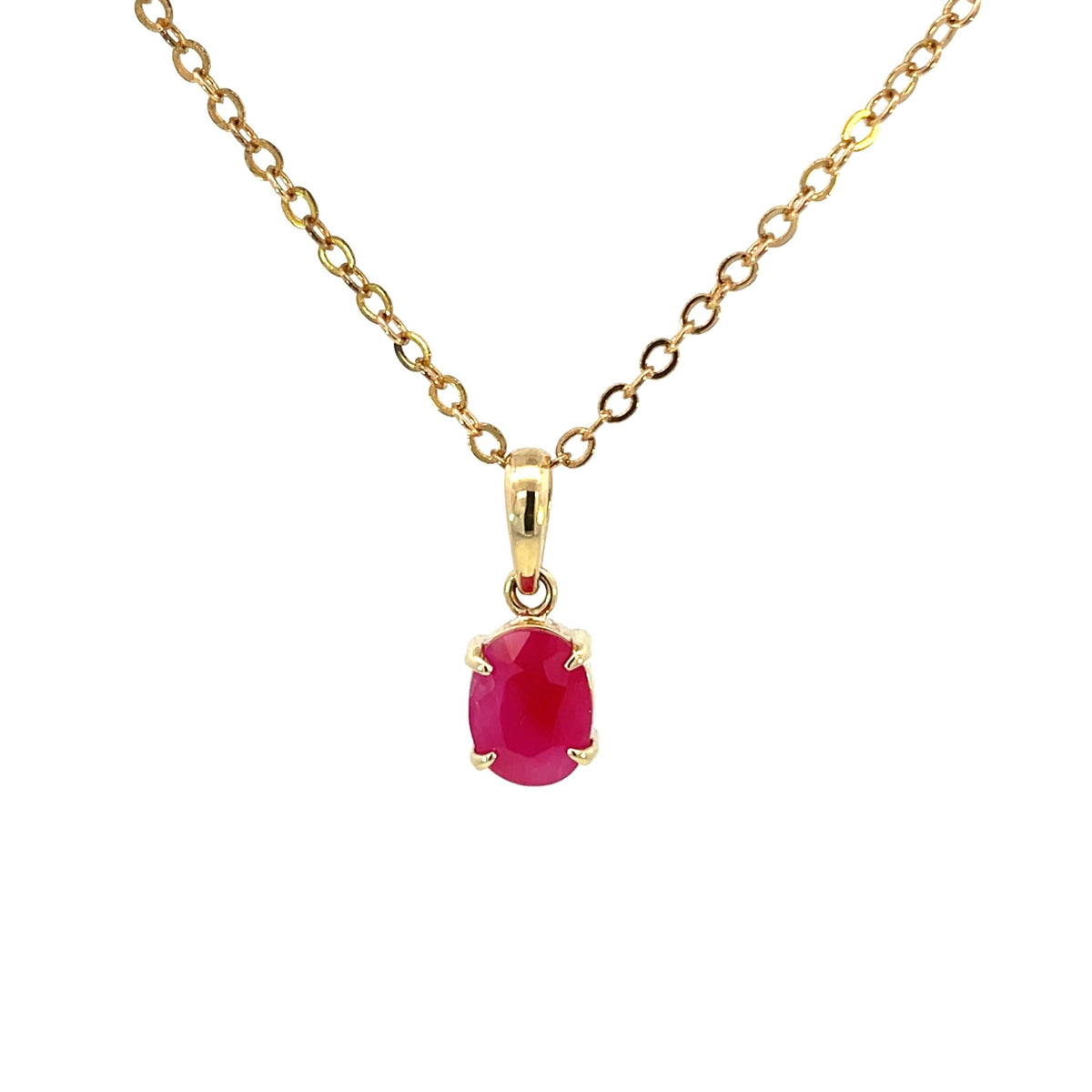 Enhanced Ruby Pendant - Markbridge Jewellers