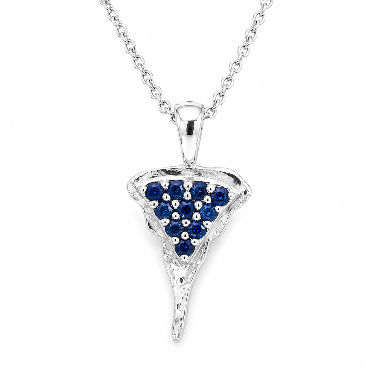 Bays Collection 'Little Jerusalem' Blue Sapphire Pendant