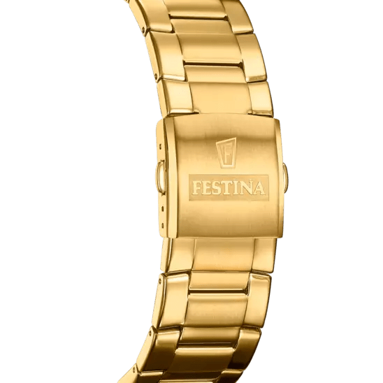 FESTINA Timeless Chronograph Gold Men's Watch - Markbridge Jewellers