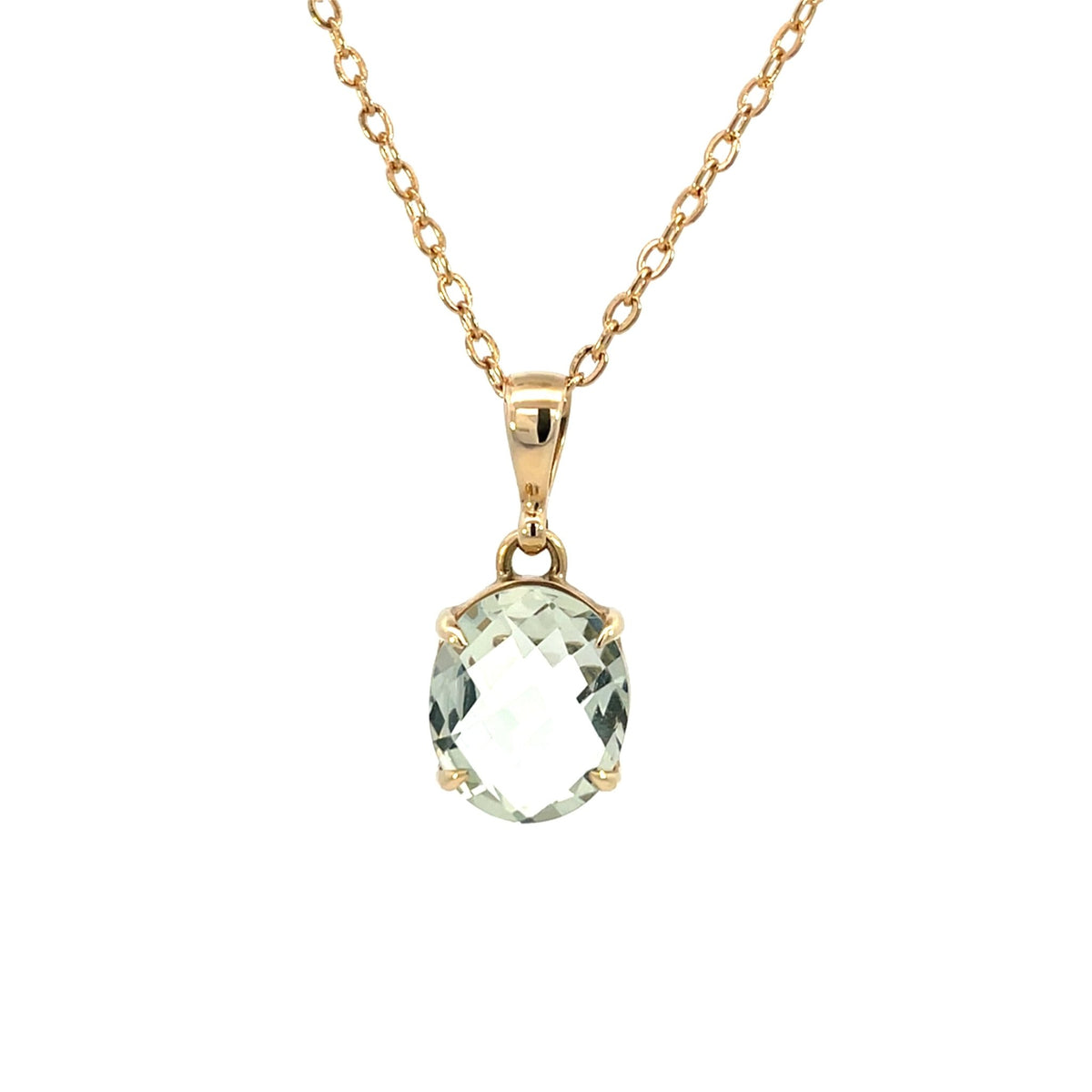 Green Amethyst Pendant - Markbridge Jewellers