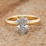 Lab Grown Oval Solitaire Engagement Ring - Markbridge Jewellers