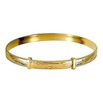 Ladies Engraved Expanding Bangle - Markbridge Jewellers