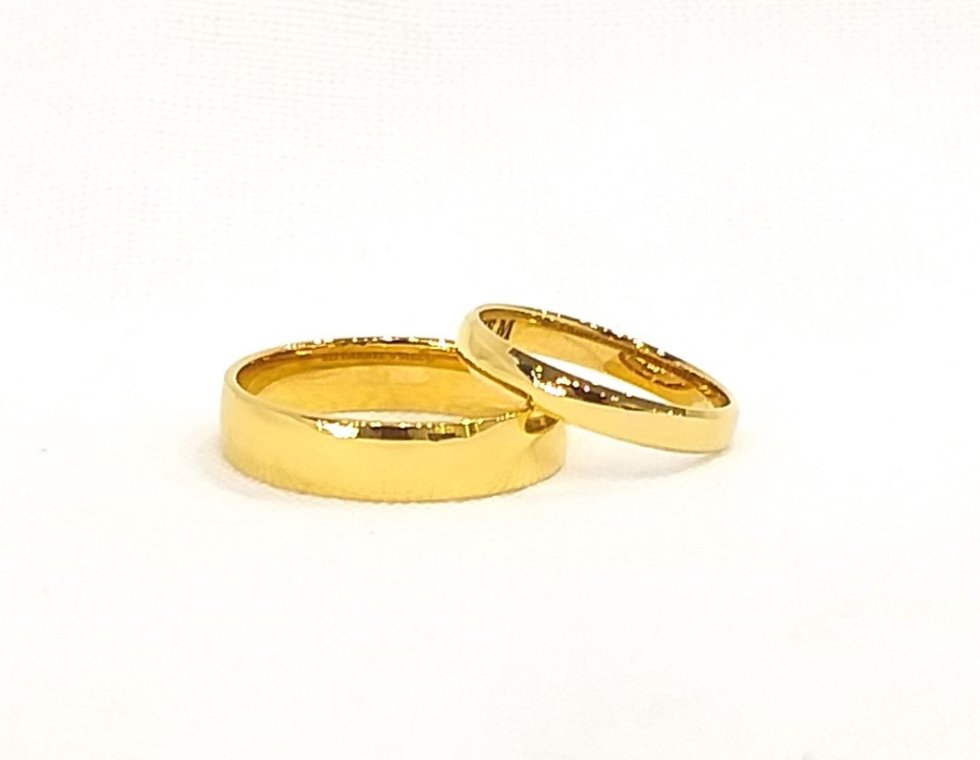 Ladies Gold Wedding Band - Markbridge Jewellers