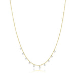 Meira T Yellow Gold Necklace with 10 Diamonds - Markbridge Jewellers