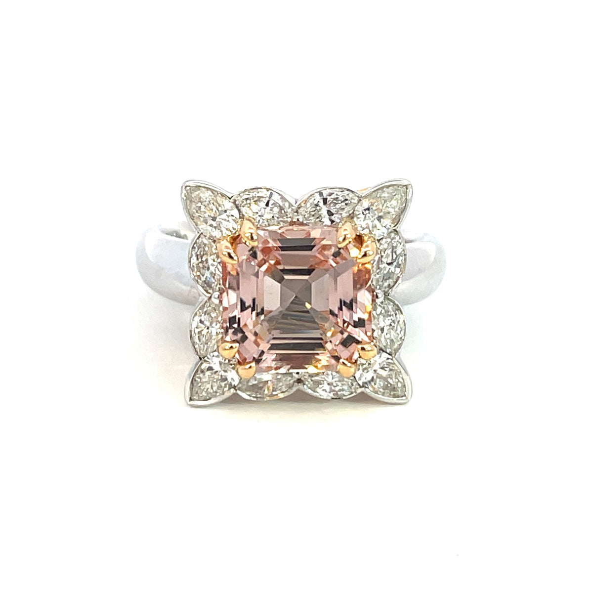 Morganite & Diamond Dress Ring - Markbridge Jewellers