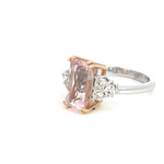 Morganite & Diamond Dress Ring - Markbridge Jewellers