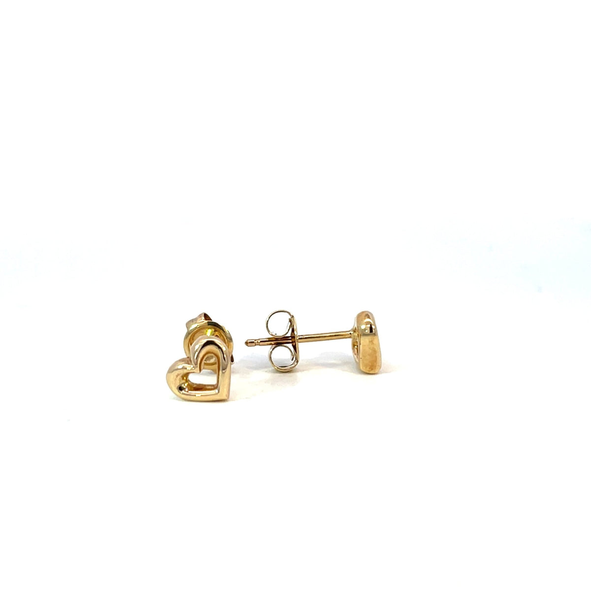 Open Heart Stud Earrings - Markbridge Jewellers