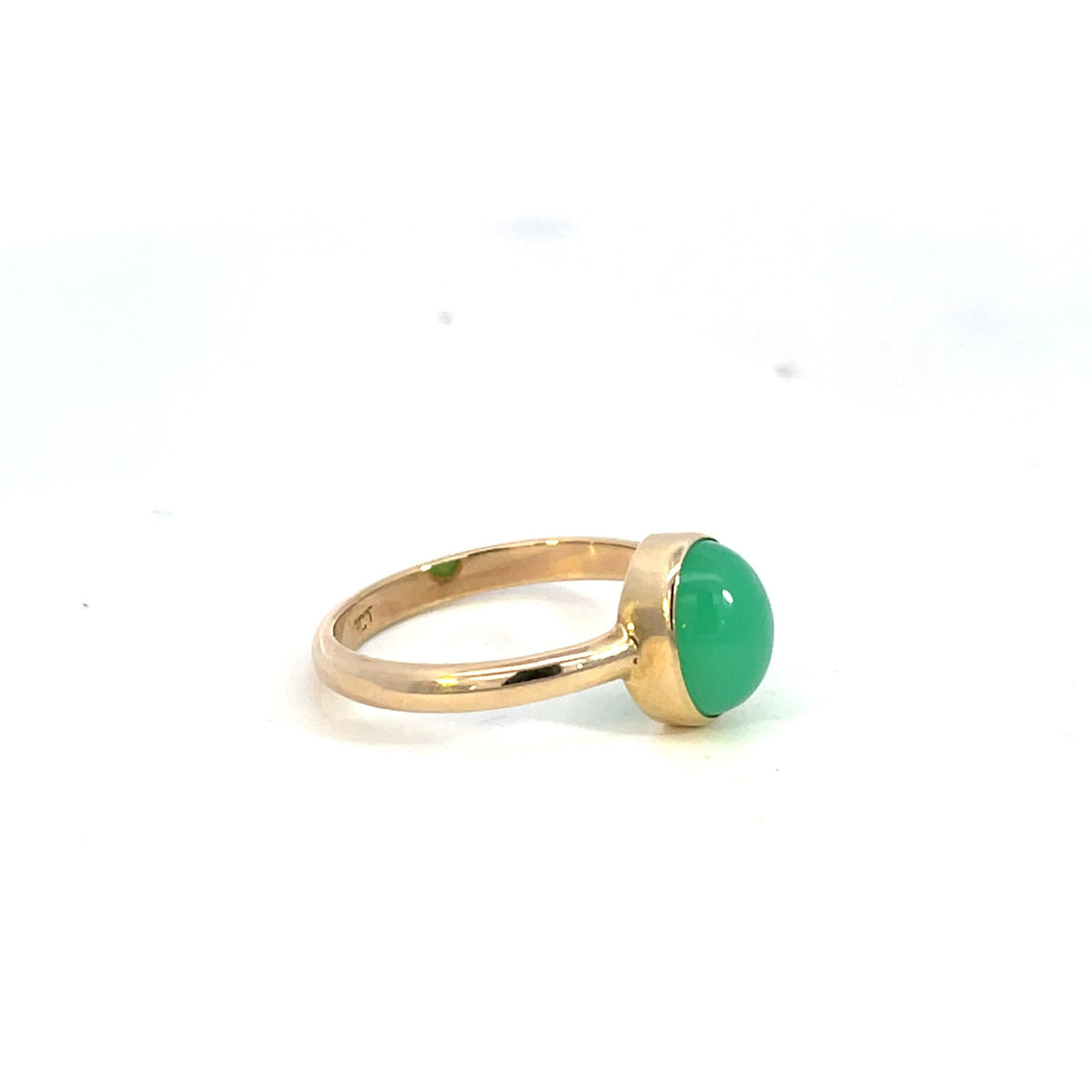 Oval Chrysoprase Ring - Markbridge Jewellers