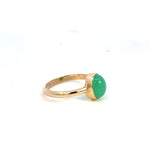 Oval Chrysoprase Ring - Markbridge Jewellers