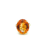 Oval Citrine Dress Ring - Markbridge Jewellers