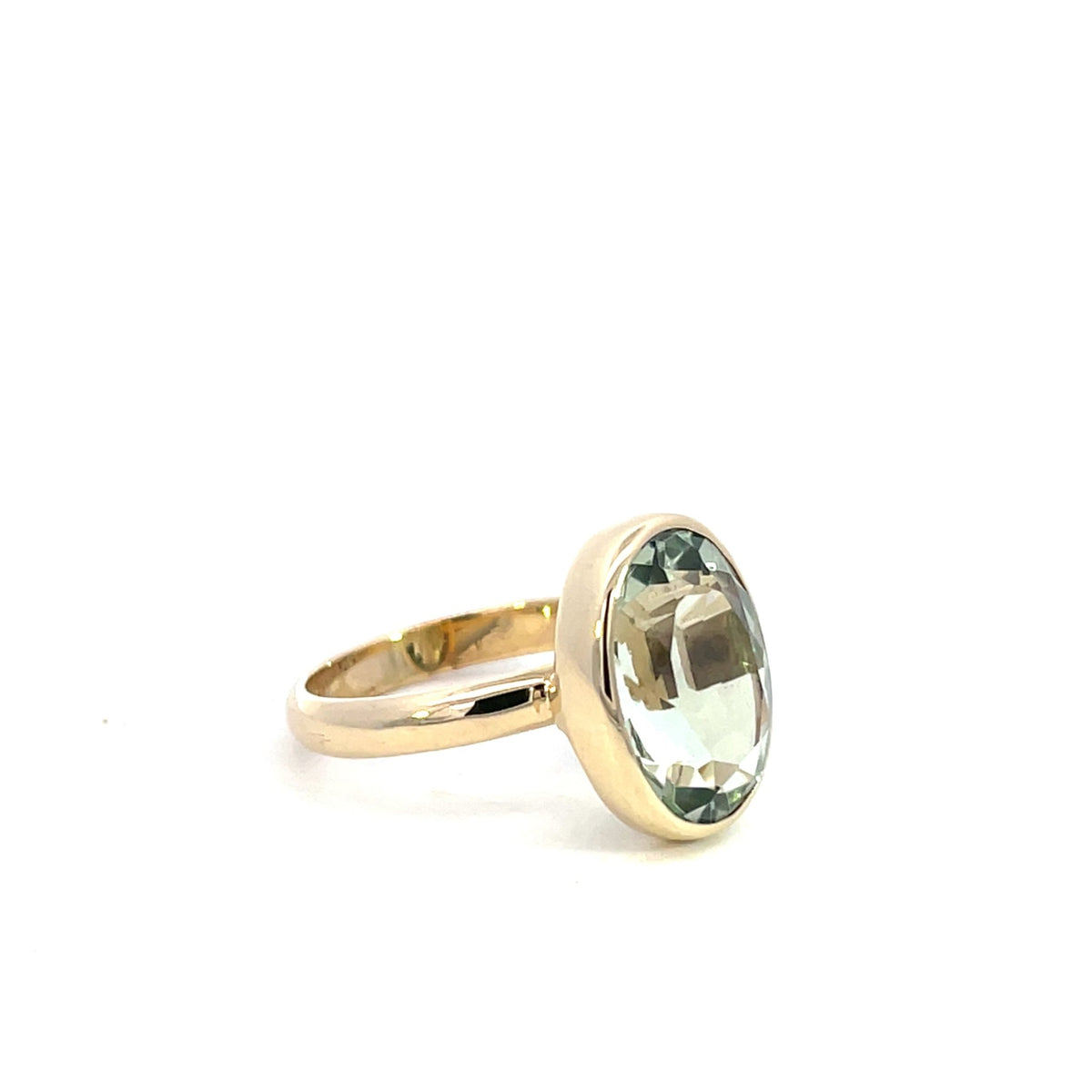 Oval Green Amethyst Dress Ring - Markbridge Jewellers
