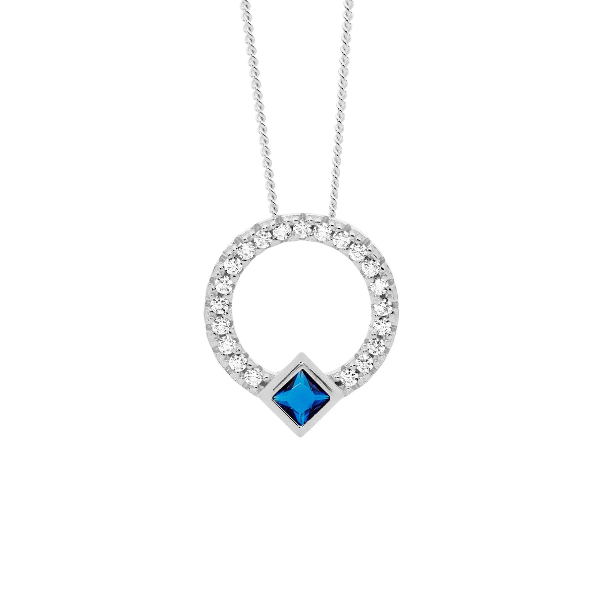 Pendant Dark Blue - P877DB - Markbridge Jewellers
