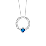 Pendant Dark Blue - P877DB - Markbridge Jewellers