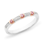 Pink and White Diamond Band - Markbridge Jewellers